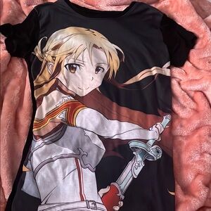 Anime Graphic Black Tee